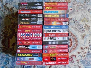 Lot #2 of 32 games Sega Genesis UNTESTED Sonic DJ Boy Awesome Possum Beavis Butt - Picture 1 of 20