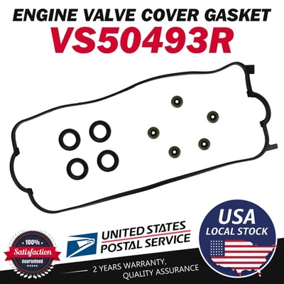 Engine Valve Cover Gasket Kit for Honda Accord 1994-2002 2.2L 2.3L L4 VS50493R - Imagem 1 de 4