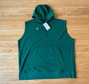 Nike Air Jordan Dri-Fit Sleeveless Training Hoodie Mens XXL Green NWT NBA  - Picture 1 of 12