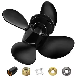 10.1 x 14 Outboard Boat Propeller for Mercury Engines 25-60HP 13 Tooth 4 blades - Bild 1 von 7