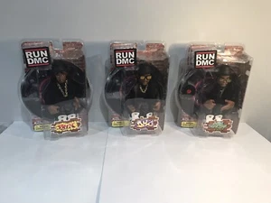 MEZCO RUN DMC ACTION FIGURES - SET OF 3 RUN, DMC, JMJ. HIP-HOP, HIPHOP50. NEW - Picture 1 of 7
