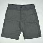 O'NEILL Chino Style Shorts Casual Gray w/ Pockets Men's Size 34