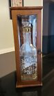 Vintage Jack Daniels Gold Medal Old No.07 Bottle In J.D. Wooden Display Case.