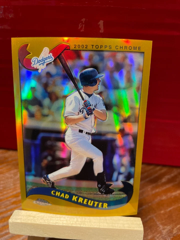 2002 年 Topps 铬金折射器 #371 Chad Kreuter 折射器 — 第 1/1 张图片