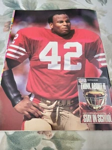 1991 RONNIE LOTT OR DWIGHT CLARK BECKETT Poster 8 BY 10 INCHES - Picture 1 of 2