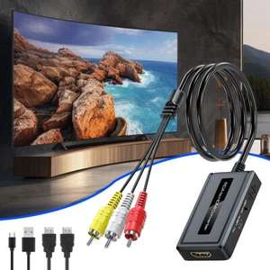 RCA to HDMI High-Definition Converter USB With HDMI 100cm Cable 1080P/60Hz US - Picture 1 of 14