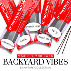 Incense Sticks 11'' Variety Pack 500 Sticks BACKYARD VIBES Hand Dipped Wholesale
