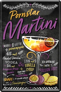 ''Pornstar Martini'' 20x30cm Blechschild - Bild 1 von 5