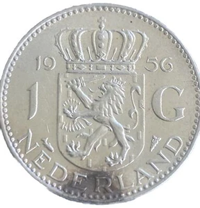 Niederlande 1 Gulden 1956 KM#184 Silber Queen Juliana unc LQQK Top Preis - Bild 1 von 13