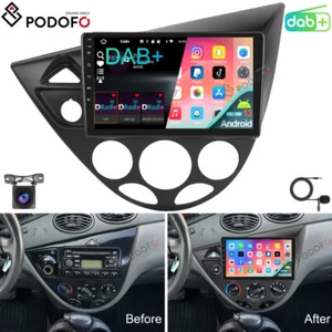 DAB+ Android 13.0 Autoradio Navi GPS WIFI BT 1+32GB Für Ford Focus MK1 1998-2003 - Bild 1 von 18