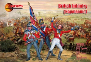 Mars 32032 1:32 Napoleonische britische Infanterie - Bild 1 von 2