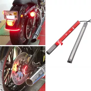 Motorcycle LED Strip Tail Brake Stop Turn Signal Running Lights for Cafe Racer - Picture 1 of 12