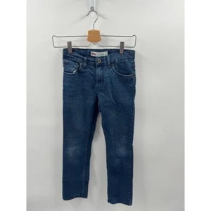Levi's 511 Slim Blue Denim 5-Pocket Belt Loops Kids Jeans SZ 12 W26 L26 - Picture 1 of 6