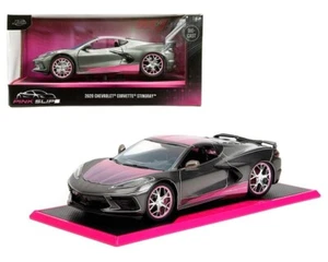 2020 Chevrolet Corvette Stingray 1/24 Fundido Modelismo Coche Por Jada 34848 - Imagen 1 de 1