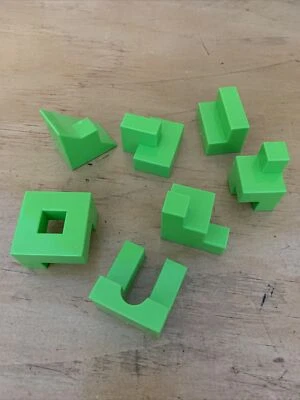 Lakeside Superfection Game Replacement Pieces Green Set Of 5 - Image 1 of 3