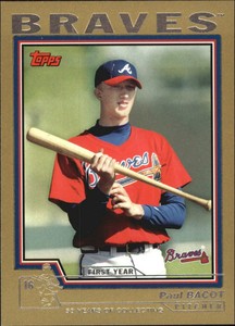 2004 (BRAVES) Topps Traded Gold #T172 Paul Bacot FY /2004