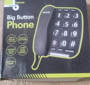 Benross Jumbo Big Button Home Telephone -OPENED - Zdjęcie 1 z 2