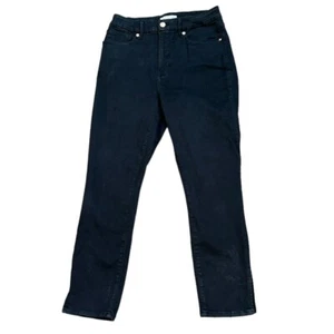 Jeans denim nero Good American Good Waist Crop taglia 6/28 - Foto 1 di 6
