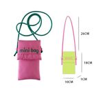 Green/Rose Red Phone Bag Contrast Color Crossbody Bag Simple Cute Storage Bag
