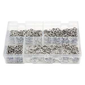 650Pcs Assorted Box of Stainless Steel Spring Washers Metric M5 M6 M8 M10 - Picture 1 of 1