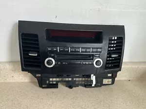 2008-2013 Mitsubishi Lancer Radio Faceplate Control Panel Bezel BLACK OEM - Bild 1 von 4