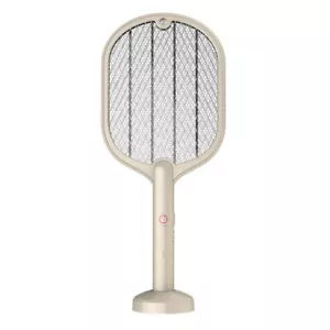 2 In 1 Electric USB Rechargable Racket Fly Swatter Mosquito Insect Killer Zapper - Picture 1 of 10