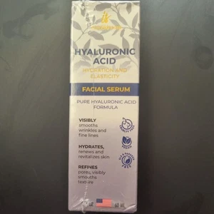 100% pure Hyaluronic Acid serum HYDRATION & ELASTICITY VEGAN SLS & cruelty FREE - Picture 1 of 2