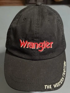 Cappello Wrangler The Western Tradition nero/rosso con cinturino. - Foto 1 di 3