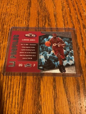 2005-06 NBA Hoops LJ Profiles LeBron James #LBJ-6 - Image 1 of 4