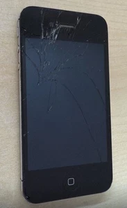 Apple iPhone 4S 16GB schwarz Black Ungeprüft Teilespender Glasbruch Bitte Lesen - Bild 1 von 2