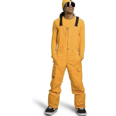 Pantalones con tirantes de esquí impermeables The North Face Freedom para hombre - Summit Gold Foto 1 de 4