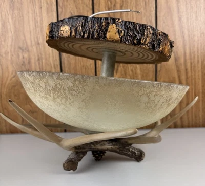 Lámpara de techo Cabela’s Natural Antler - Probada funciona - Buen estado Foto 1 de 4