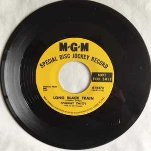 Conway Twitty – Long Black Train / I Vibrate 7", 45 RPM, Single - Picture 1 of 4