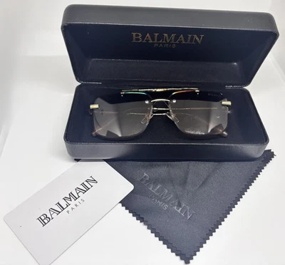 Gafas de sol Balmain Paris BN0372 doradas sin montura + estuche | Gafas de lujo + ENVÍO GRATUITO Foto 1 de 4