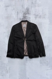 Vintage Damen Moschino Jeans klassischer schwarzer Blazer Jacke Gr. M / 42 - Bild 1 von 5