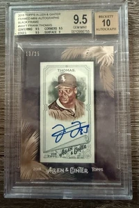 Frank Thomas 2018 Topps Allen & Ginter Framed Mini Autograph Auto BGS 9.5 10/25 - Bild 1 von 2