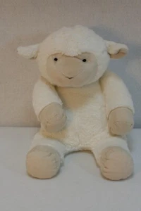 Pottery Barn Kids White Lamb 18" Plush Animal Stuffed Toy Soft and Cuddly - Imagen 1 de 3
