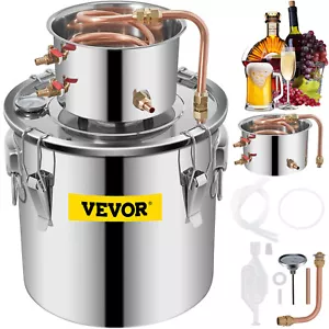 VEVOR Distillateur d'Eau Distillateur d'Alcool 21 L Inox Condenseur Thermomètre - Imagen 1 de 12