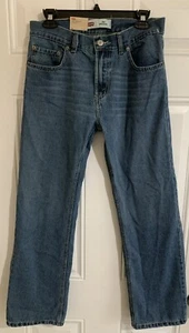 NWT Levi’s 505 Mens Jeans 29x28 Blue Denim Straight Shotwell Classic Pants - Picture 1 of 13