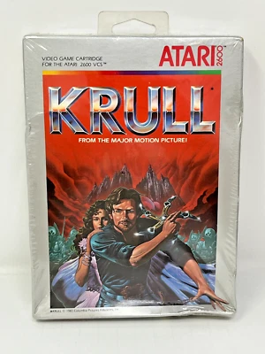 ORIGINAL 1983 ATARI KRULL VIDEO GAME - NEW SEALED! ( damaged box ) - Image 1 of 4