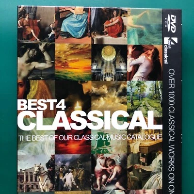 BEST4 CLASSICAL Library Soundtrack Music DVD-ROM Solo Opera War Drama 1000 Works - Image 1 of 4