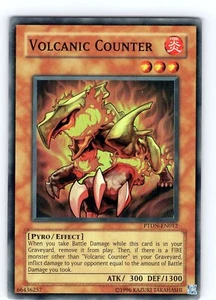 Yu-Gi-Oh TCG Volcanic Counter PTDN-EN012 1st Edition Super Rare Card LP-NM - Picture 1 of 2