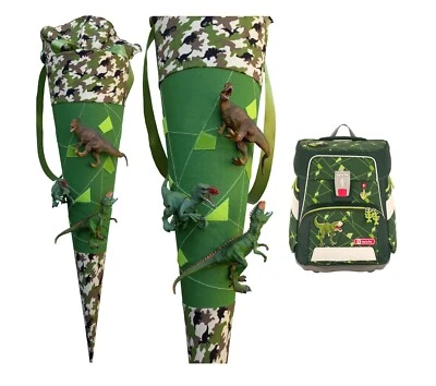 Schultüte passend zum Step by Step Dino night, Dinosaurier, Tyrannosaurus Rex - Bild 1 von 4