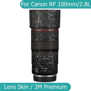 Für Canon RF 100 mm 2,8 L MACRO IS USM Aufkleber Skin Vinylfolie Film Objektiv Aufkleber - Bild 1 von 51