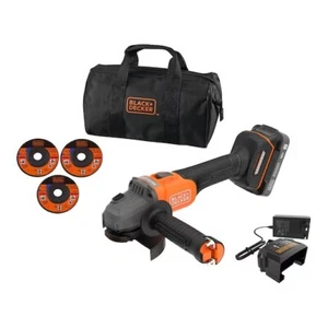 Akku Winkelschleifer BRUSHLESS 115mm 18V mit Black Decker Kit ✔ - Bild 1 von 12