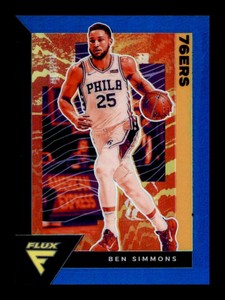 2020-21 Panini Flux Blue Prizm Ben Simmons #133 Parallel SP