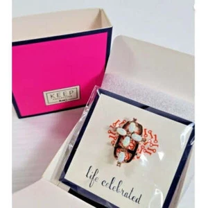 Keep Collective ~ Opal Stone Cross Rose Gold ~ Collector's Edition - Picture 1 of 3