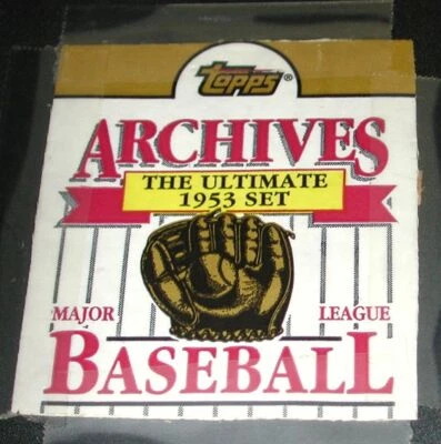 1991 -Topps Archives Baseball - The Ultimate 1953 Set in binder - Image 1 of 4