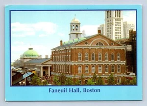 Faneuil Hall Boston Massachusetts Postcard AC-14 Unposted - Picture 1 of 2