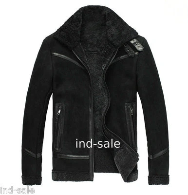 Genuine Leather Jacket Custom Tailor Made All Sizes Suede Handcrafted Faux Fur - Image 1 of 4